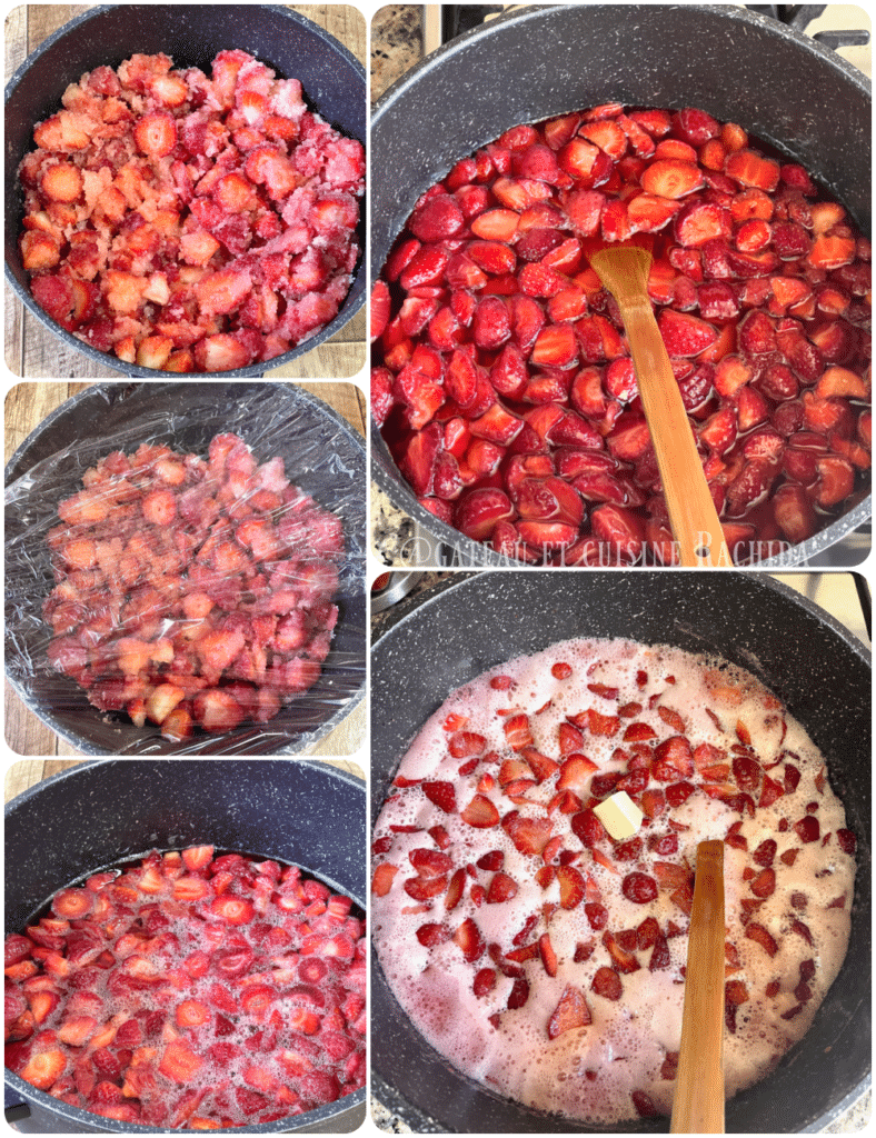 Recette Confiture de fraises facile Gâteau et cuisine Rachida