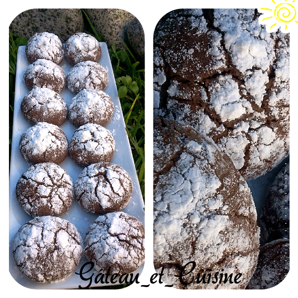 crinkles au chocolat facile et fondant