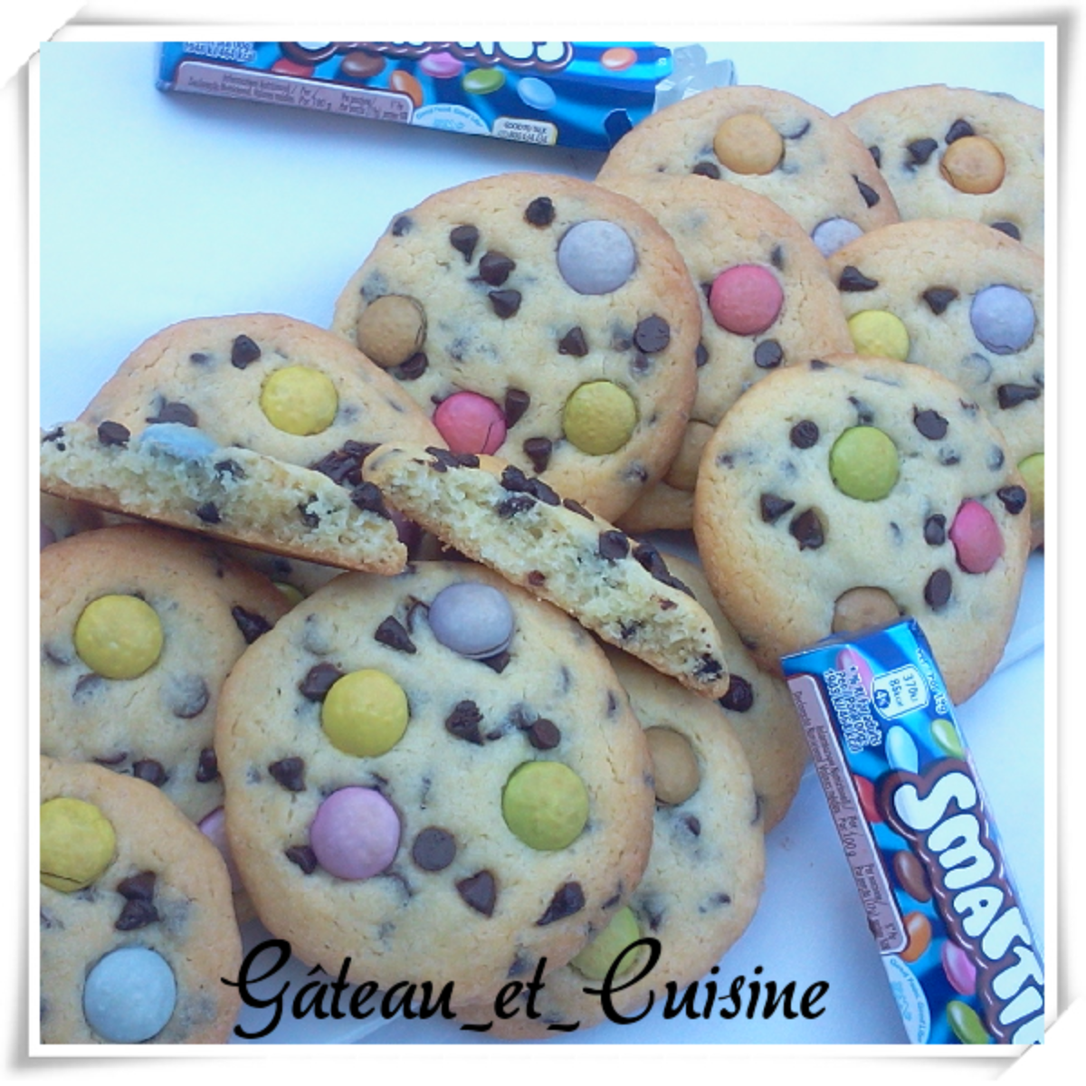 Cookies Aux Smarties Gateau Et Cuisine Rachida