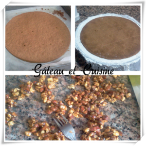 entremets nougat étape 1