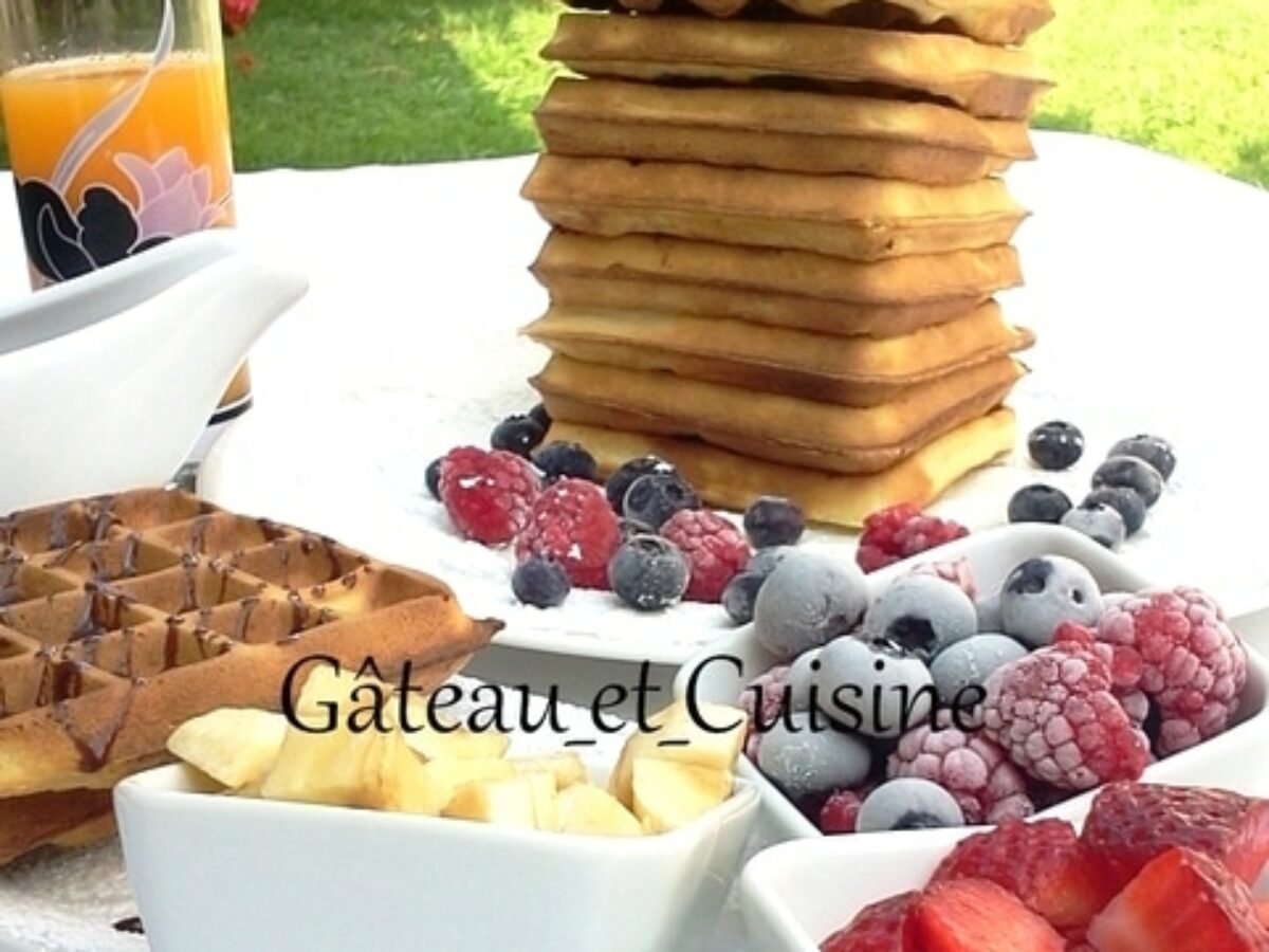 Recette De Gaufres Moelleuses Facile Gateau Et Cuisine Rachida
