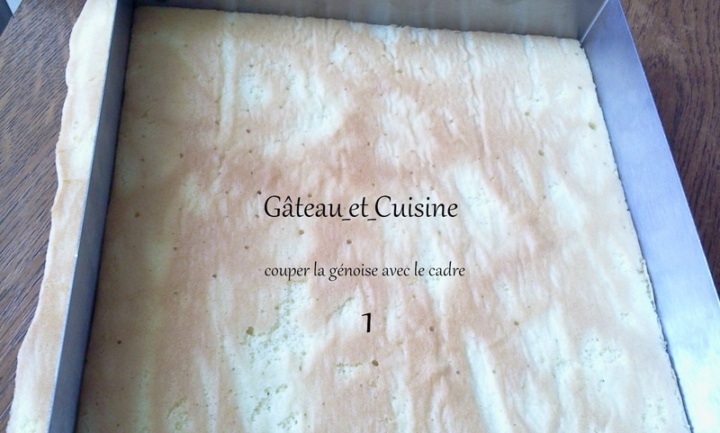 montage du fraisier
