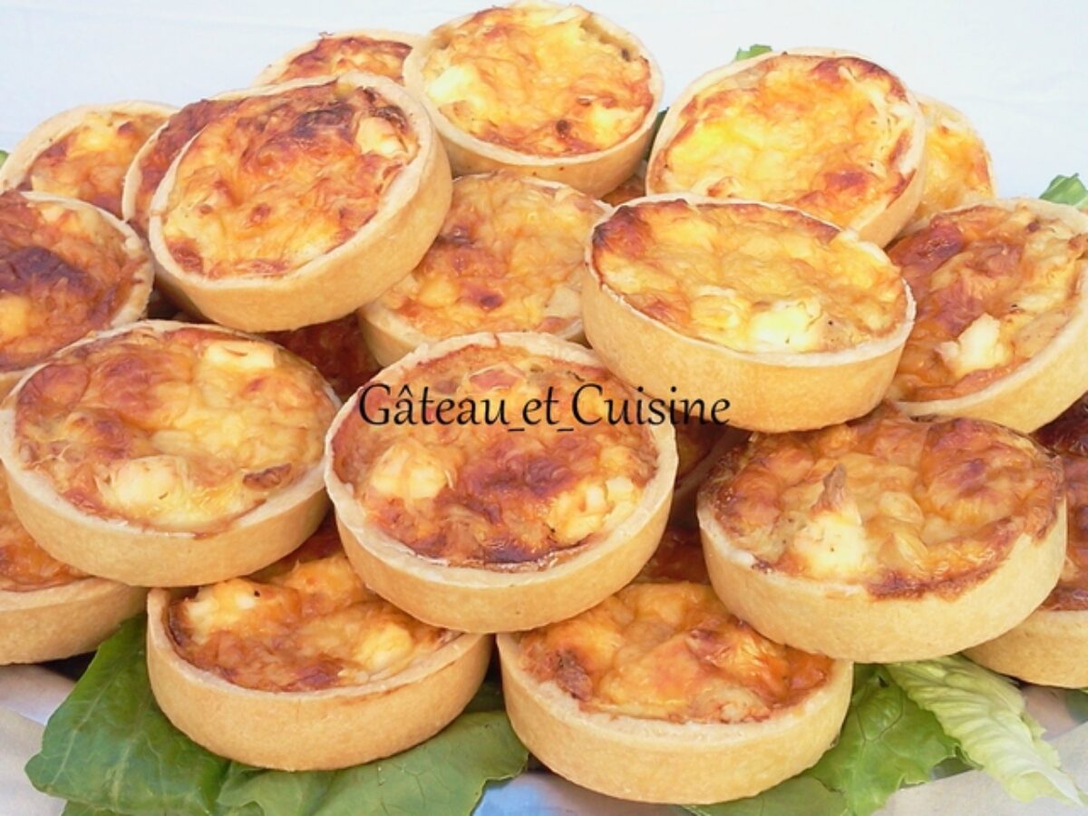 Petites Quiches Au Poulet Crevettes Et Kiri Gateau Et Cuisine Rachida