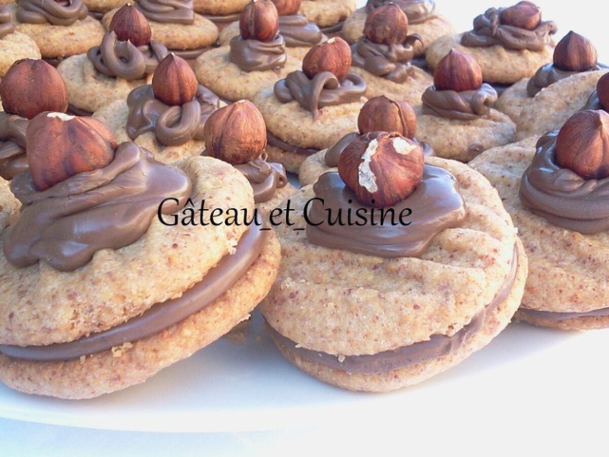 Biscuits Fondants Aux Cacahuetes Et Nutella Sans Oeufs A La Fourchette Gateau Et Cuisine Rachida