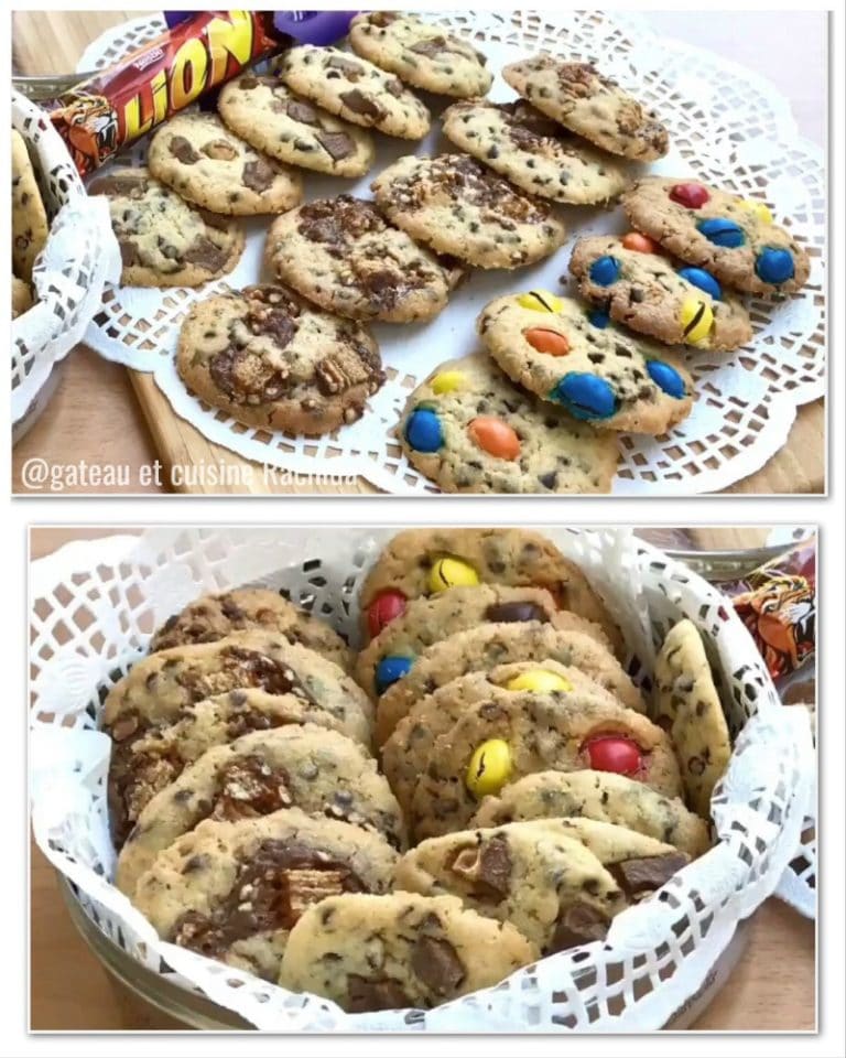 Recette Cookies Américains moelleux et croustillants Gâteau et cuisine Rachida