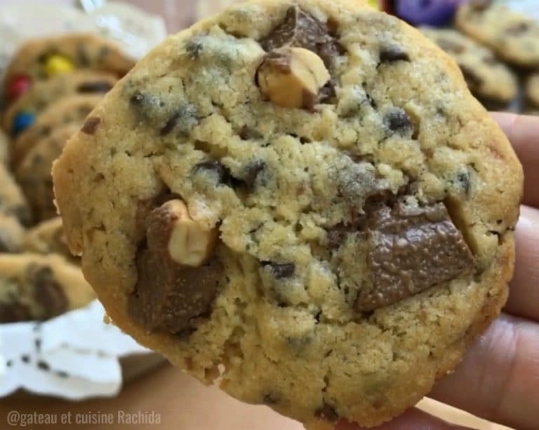Recette Cookies Américains moelleux et croustillants Gâteau et cuisine Rachida