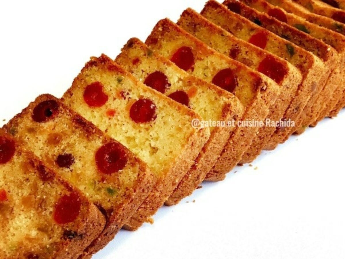 Cake Aux Fruits Confits Extra Moelleux Gateau Et Cuisine Rachida