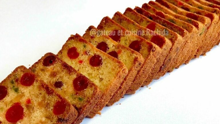 Cake aux fruits confits extra moelleux | Gâteau et cuisine Rachida