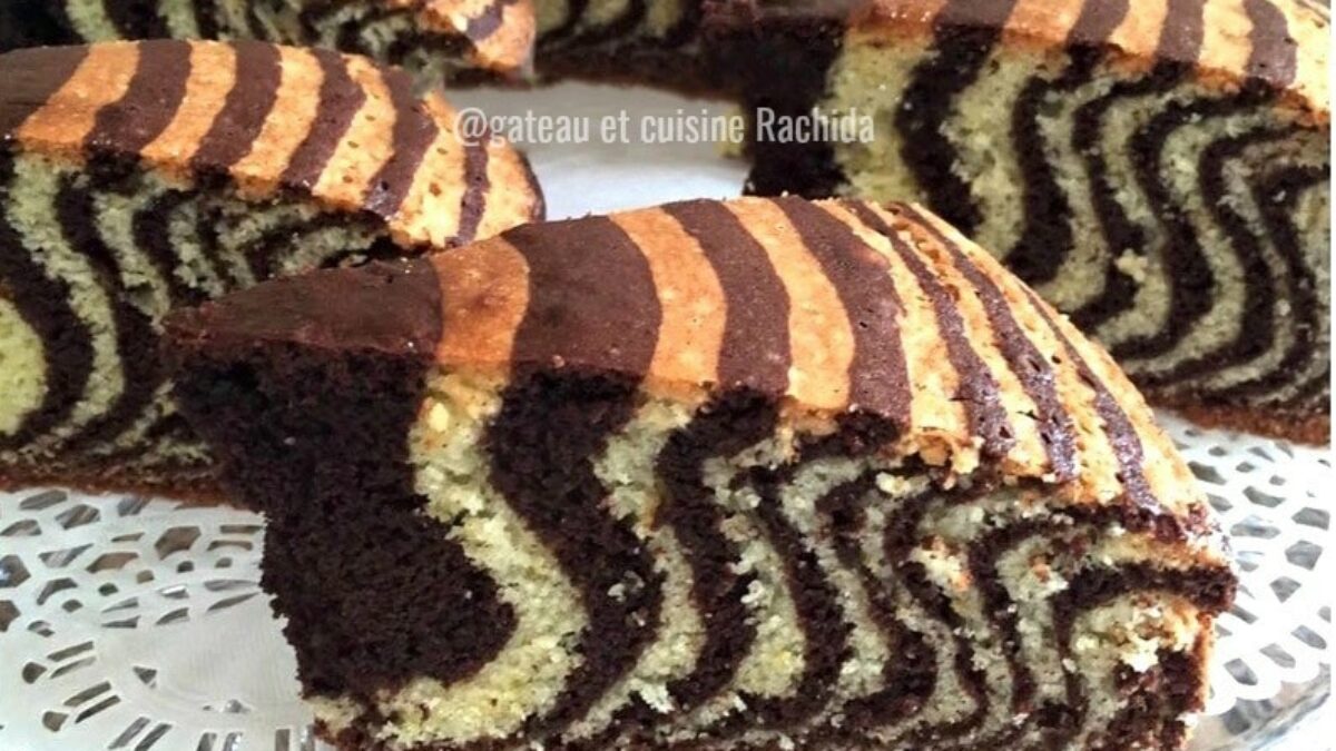 Cake Zebre Ou Zebra Cake Gateau Et Cuisine Rachida