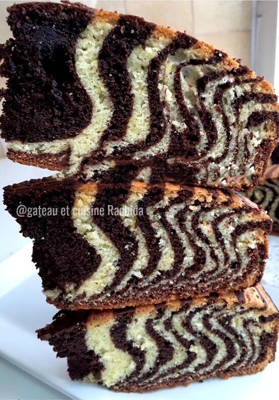 Cake Zebre Ou Zebra Cake Gateau Et Cuisine Rachida