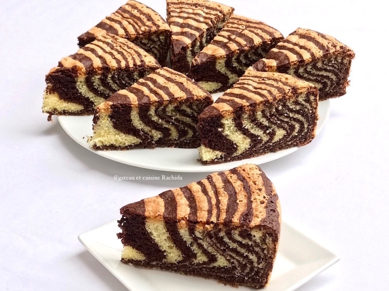 Cake Zebre Ou Zebra Cake Gateau Et Cuisine Rachida