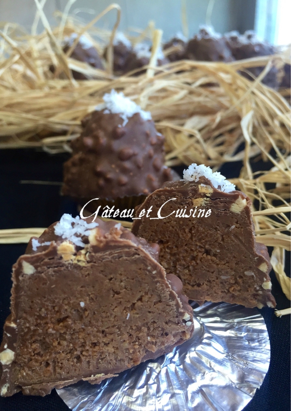 ferrero rocher maison-petit chocolat praliné de noel