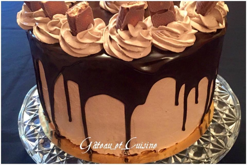 layer cake au chocolat kinder bueno