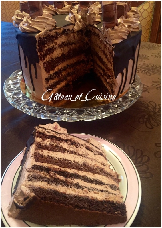 Le Layer Cake kinder Bueno ( pas à pas en image )
