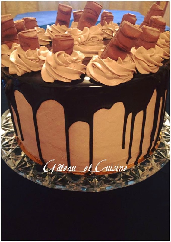 Layer cake kinder bueno- gâteau d'anniversaire