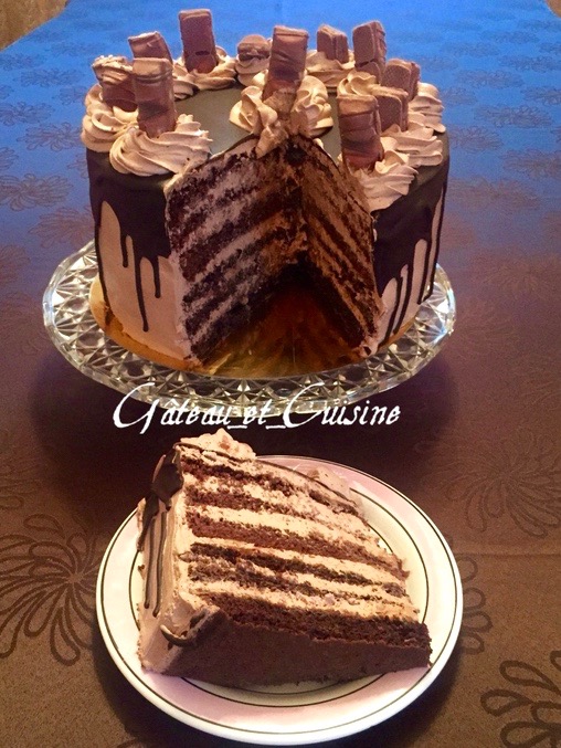 Le Layer Cake Kinder Bueno Gateau Et Cuisine Rachida