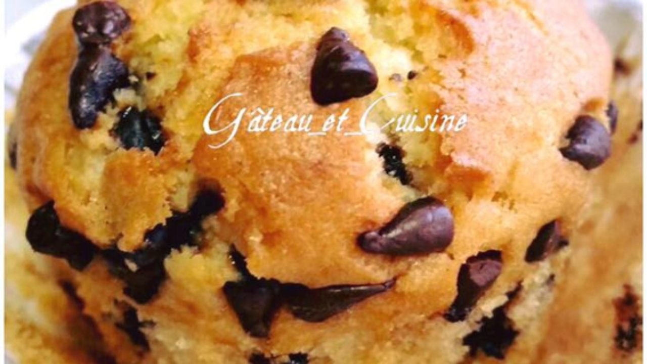 Muffins Aux Pepites De Chocolat Gateau Et Cuisine Rachida