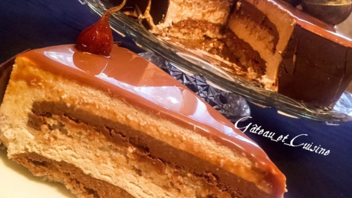 Entremets Praline Noisettes Gateau Et Cuisine Rachida