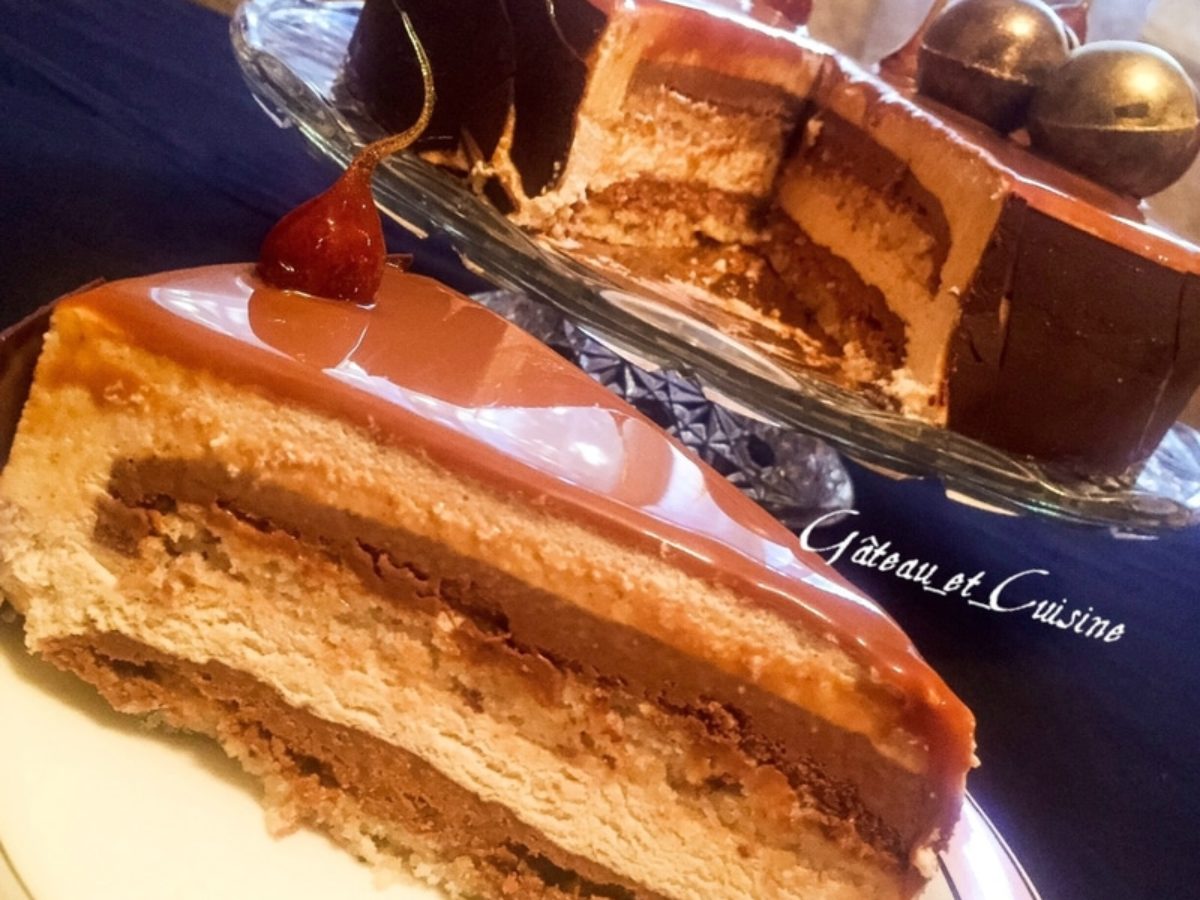 Entremets Praline Noisettes Gateau Et Cuisine Rachida