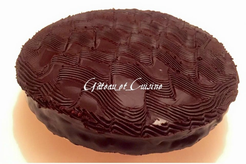 cyril lignac's chocolate fondant covered in ganache