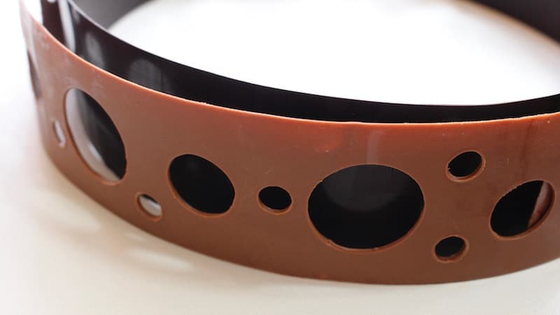 cerclage en chocolat