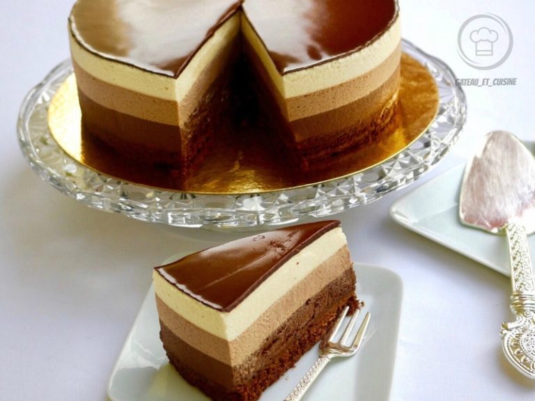 ENTREMETS 3 CHOCOLATS , LA RECETTE INRATABLE | Gâteau Et Cuisine Rachida