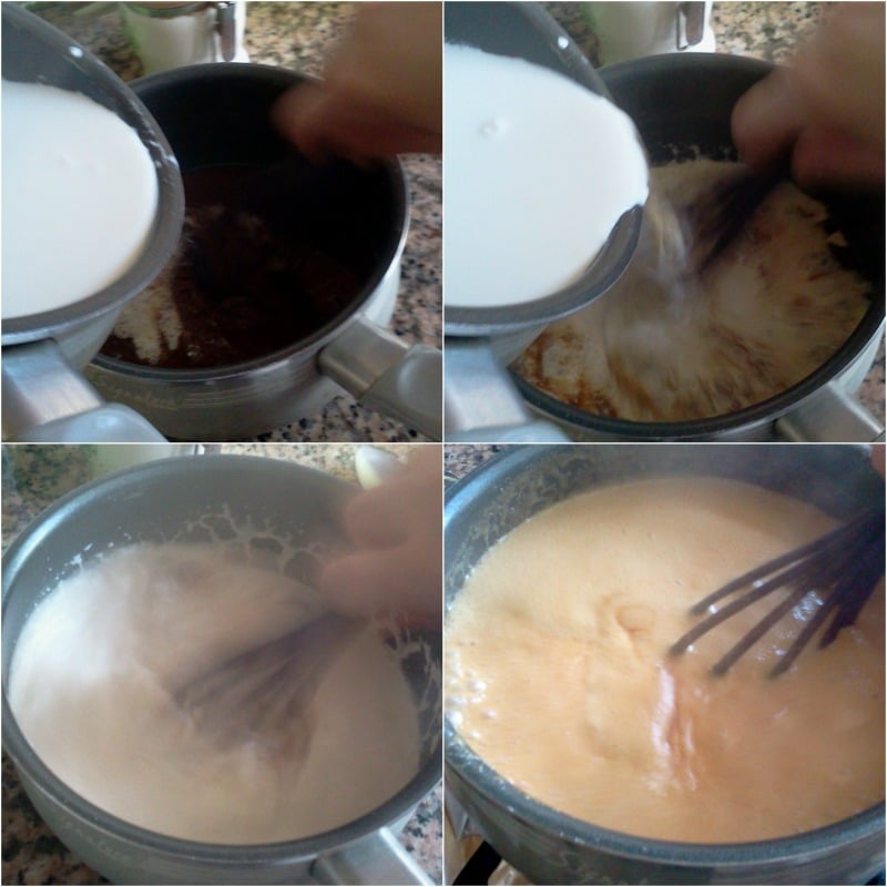 deglaze with heavy cream