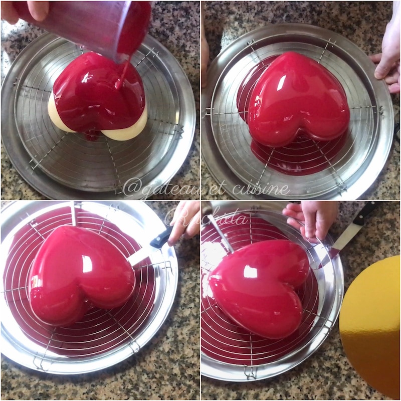 glacer et déplacer un entremets