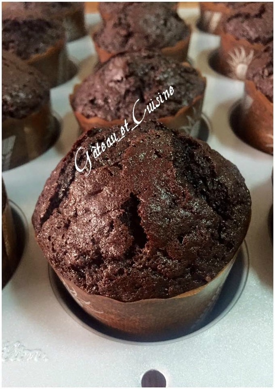 recette facile muffin chocolat et caramel beurre salé