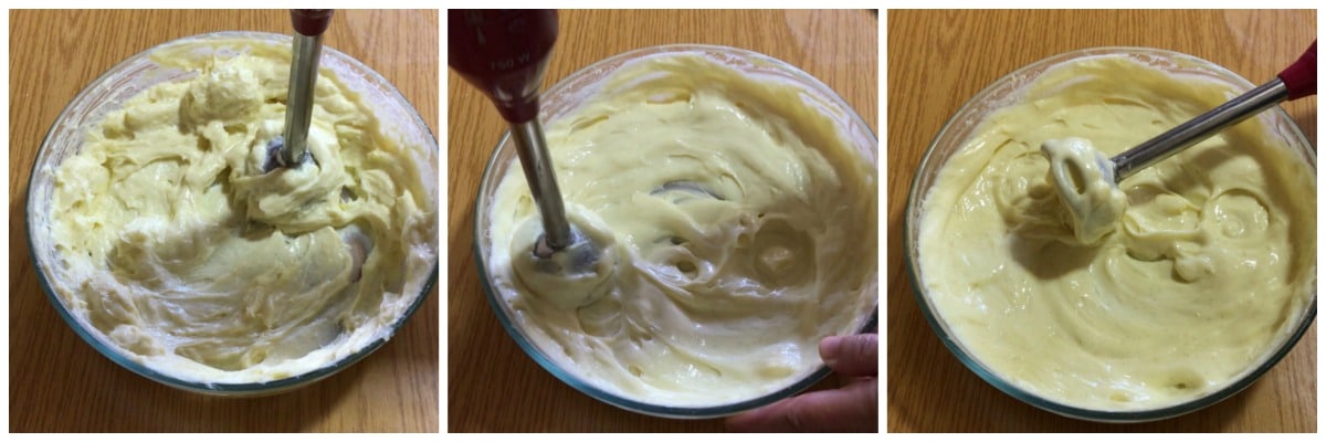 smooth the pastry cream for the diplomt cream