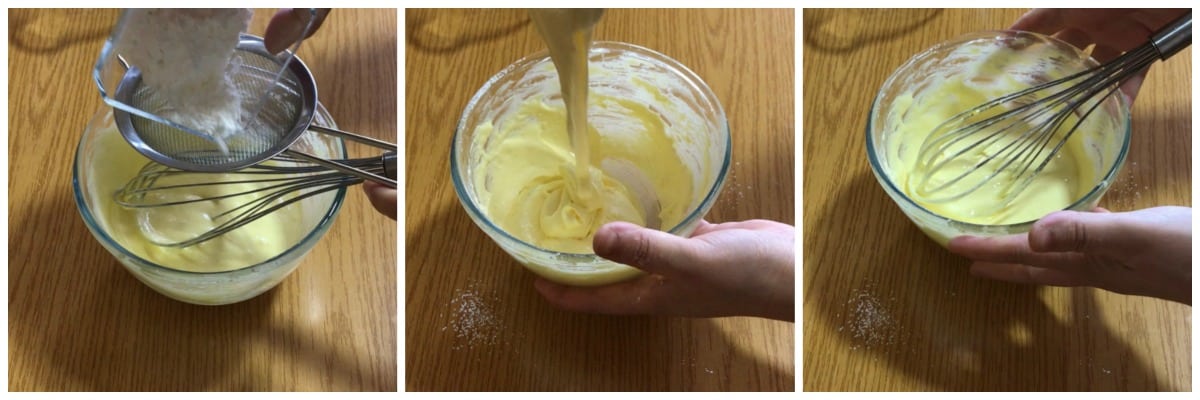Whisk until the mixture is pale and creamy.