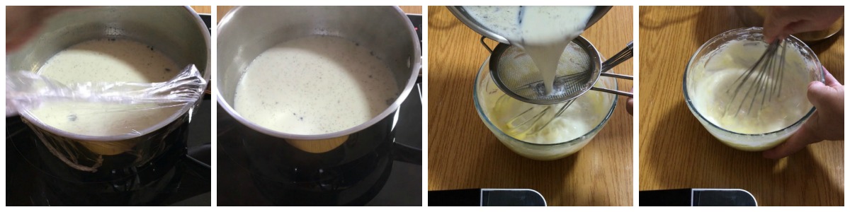 préparation crème pâtissière
