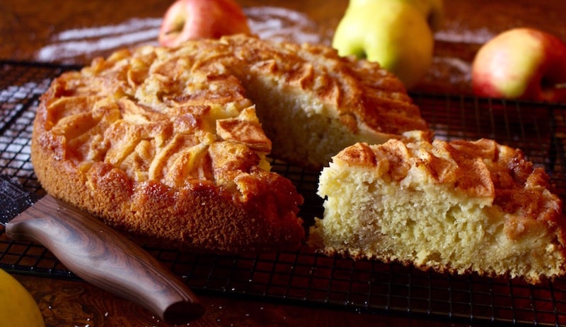 gâteau coco pommes et cannelle facile