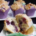 muffins myrilles et crumble