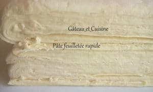 pâte feuilletée rapide