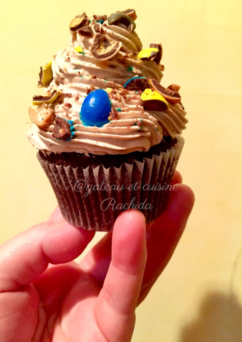 recette cupcakes chocolat et crème chantilly mascarpone chocolat