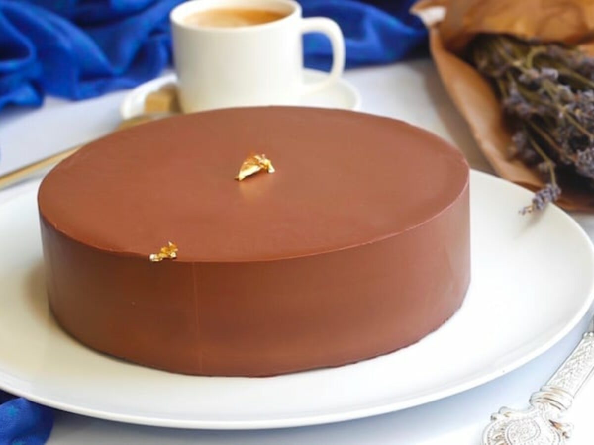 Entremets Chocolat Palet Or De Valrhona Gateau Et Cuisine Rachida