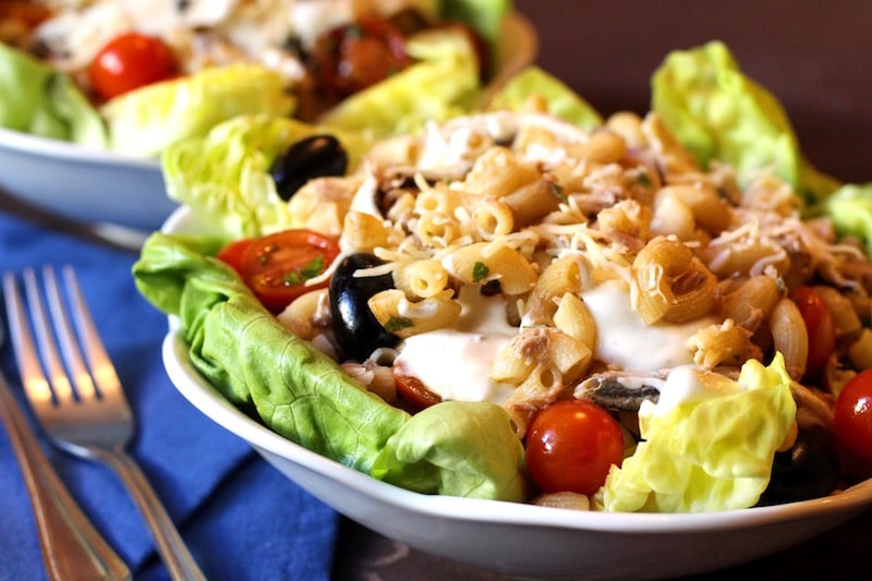 Salade De Pate Au Thon Avec Mayonnaise Allegee Gateau Et Cuisine