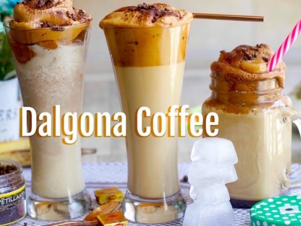 Dalgona Coffee Cafe Fouette La Nouvelle Tendance Des Reseaux Sociaux Gateau Et Cuisine Rachida