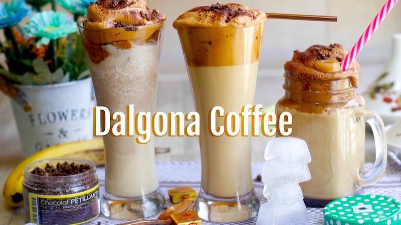 recette dalgona coffe piour halloween
