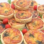 recette quiche aux crevettes et épinards