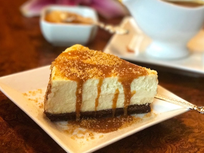 cheesecake new-yorkais au caramel beurre salé