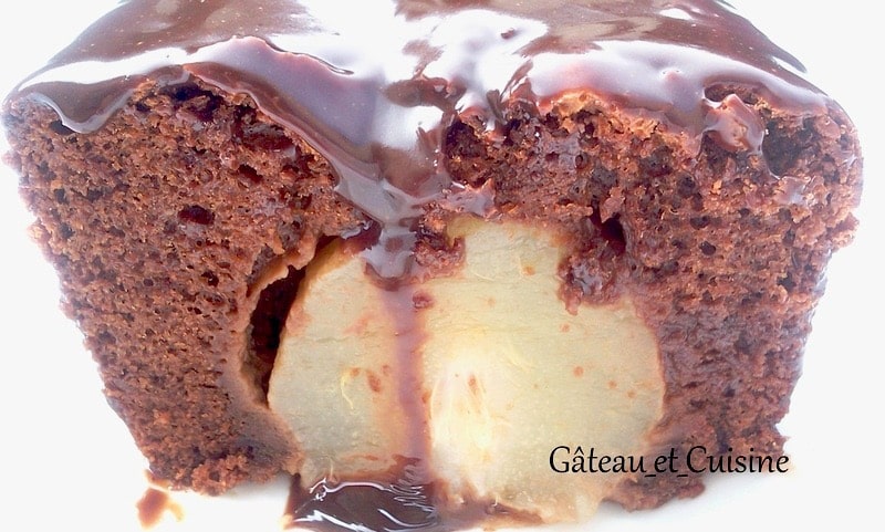 recette cake chocolat et poires