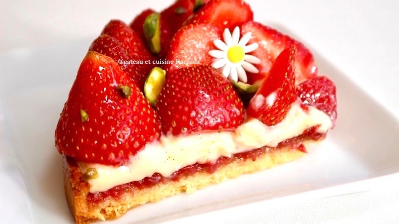 tarte aux fraise façon cédric grolet