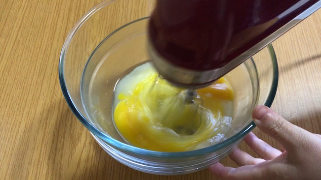 génoise sans four au bain-marie