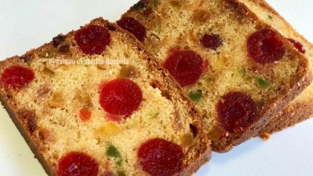 Cake aux fruits confits extra moelleux | Gâteau et cuisine Rachida