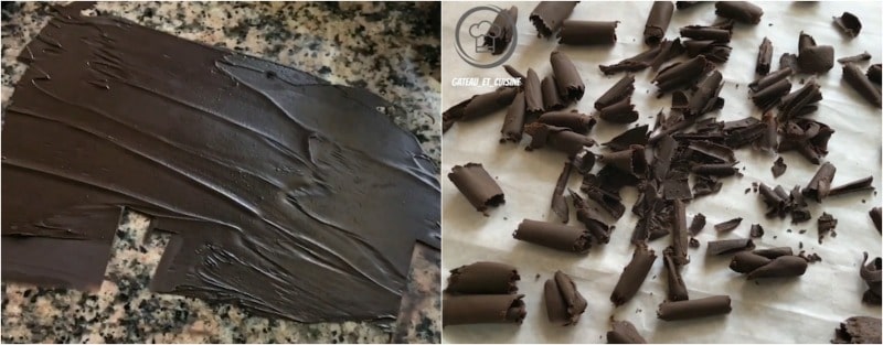 copeaux de chocolat pour forêt noir