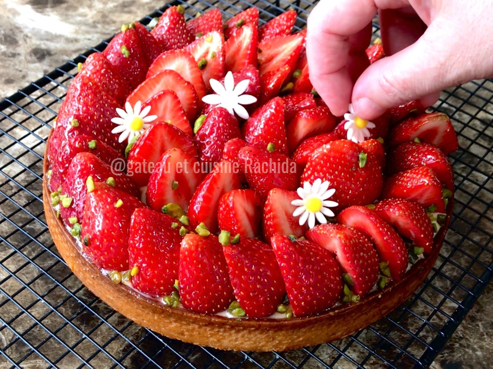 recette tarte aux fraises