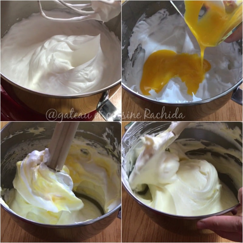 whipped egg whites for Ladyfingers 