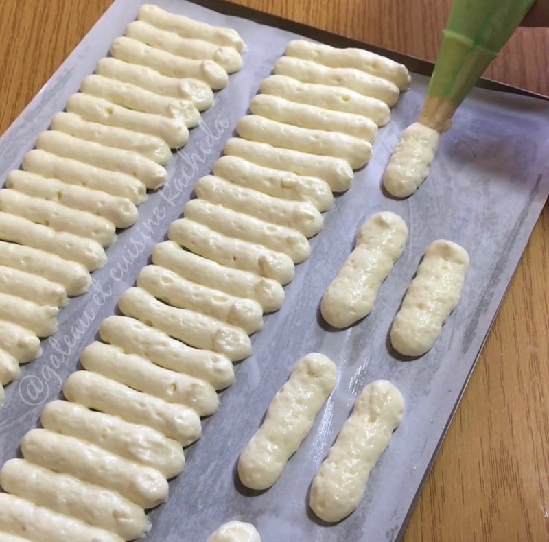 biscuit cuillère -entrainement cap pâtissier-
